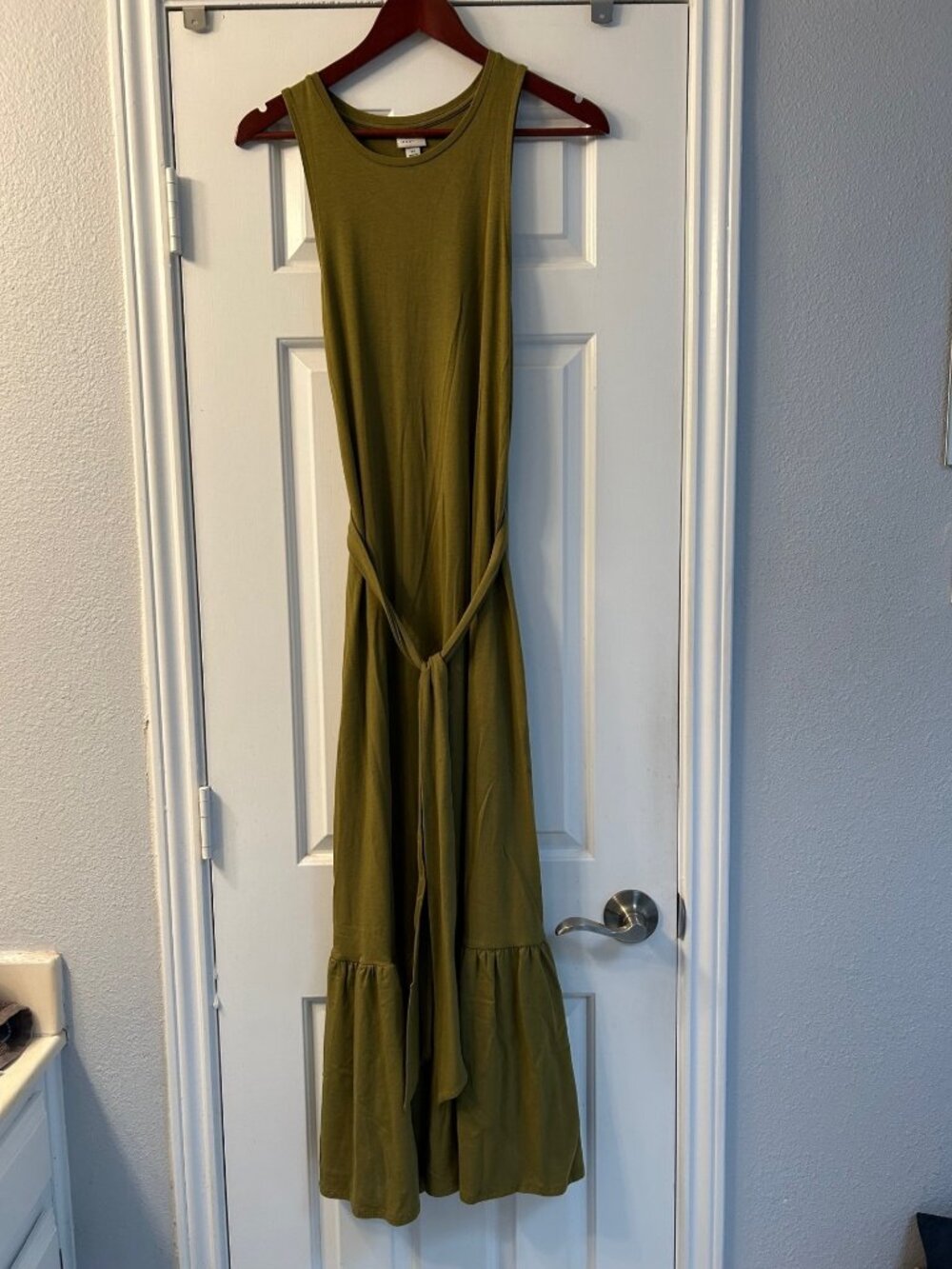 Maxi Olive Green Dress